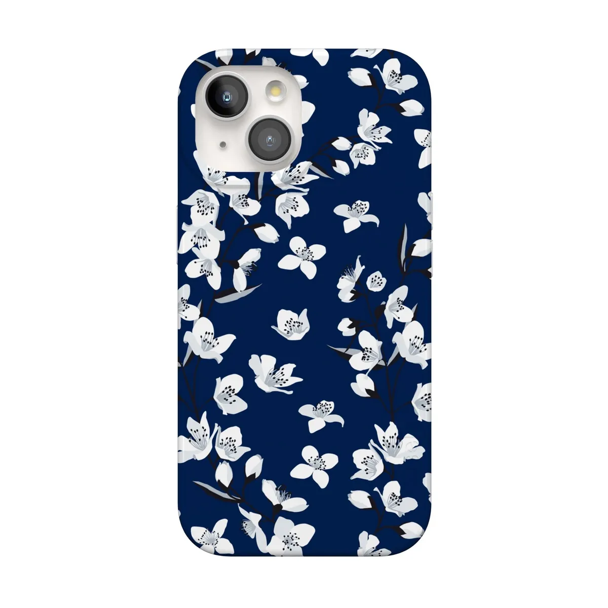 Floral Forest | Navy Cherry Blossom Floral Case - Image 137