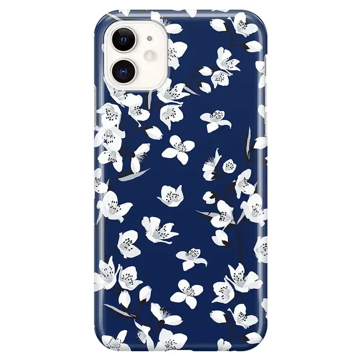 Floral Forest | Navy Cherry Blossom Floral Case - Image 18