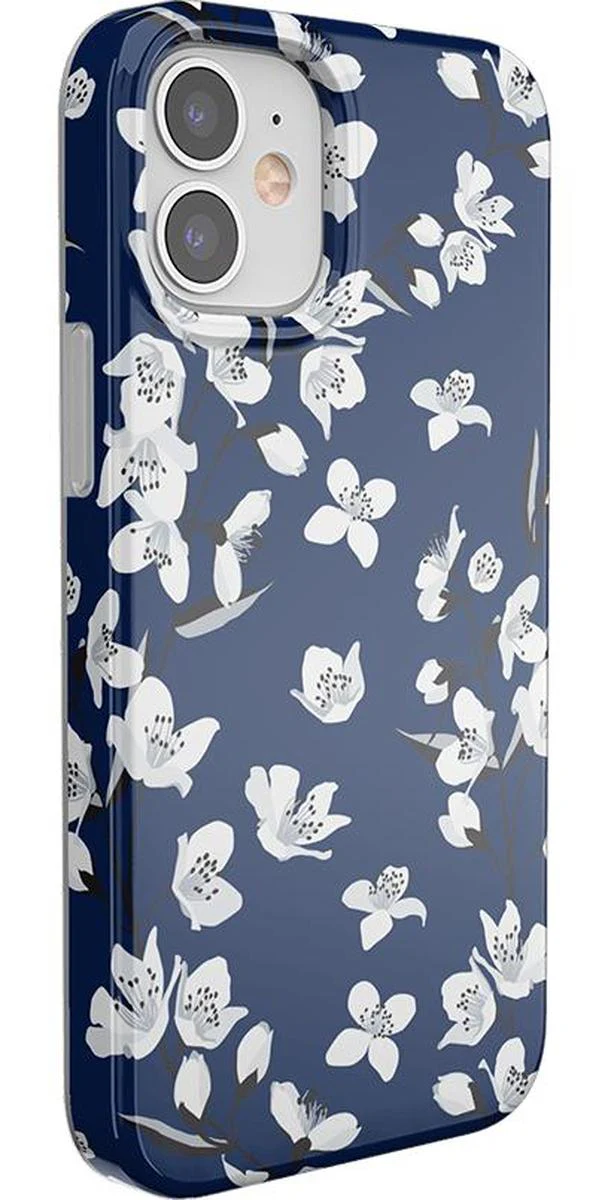 Floral Forest | Navy Cherry Blossom Floral Case - Image 19