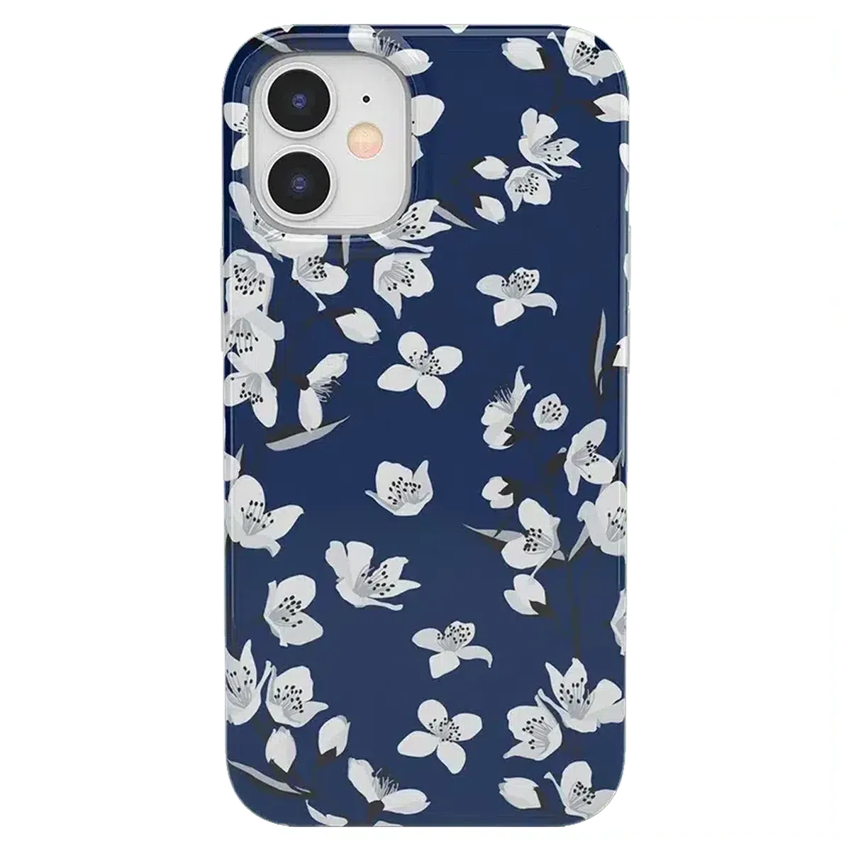 Floral Forest | Navy Cherry Blossom Floral Case - Image 20