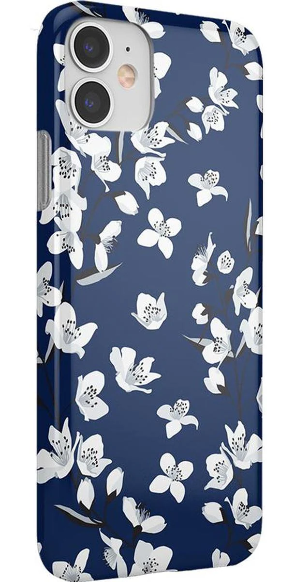 Floral Forest | Navy Cherry Blossom Floral Case - Image 21