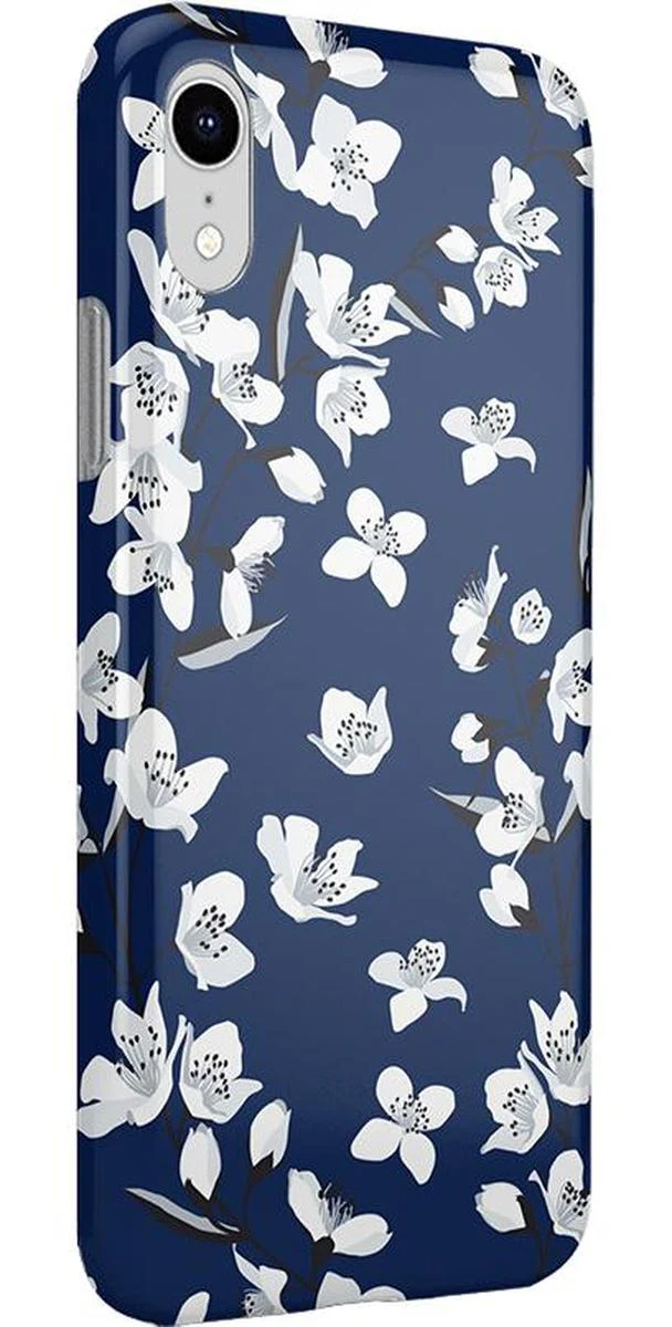 Floral Forest | Navy Cherry Blossom Floral Case - Image 24