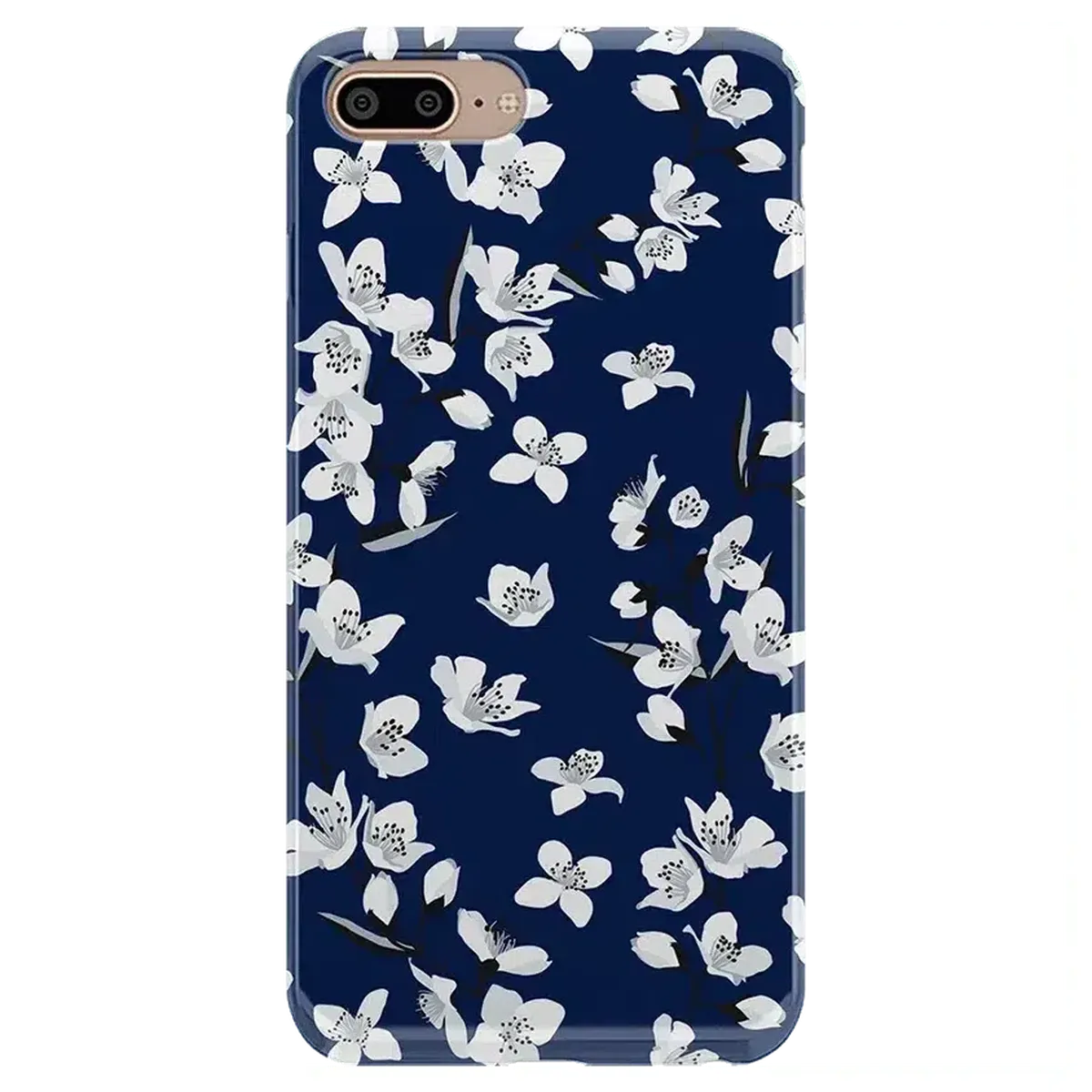 Floral Forest | Navy Cherry Blossom Floral Case - Image 26