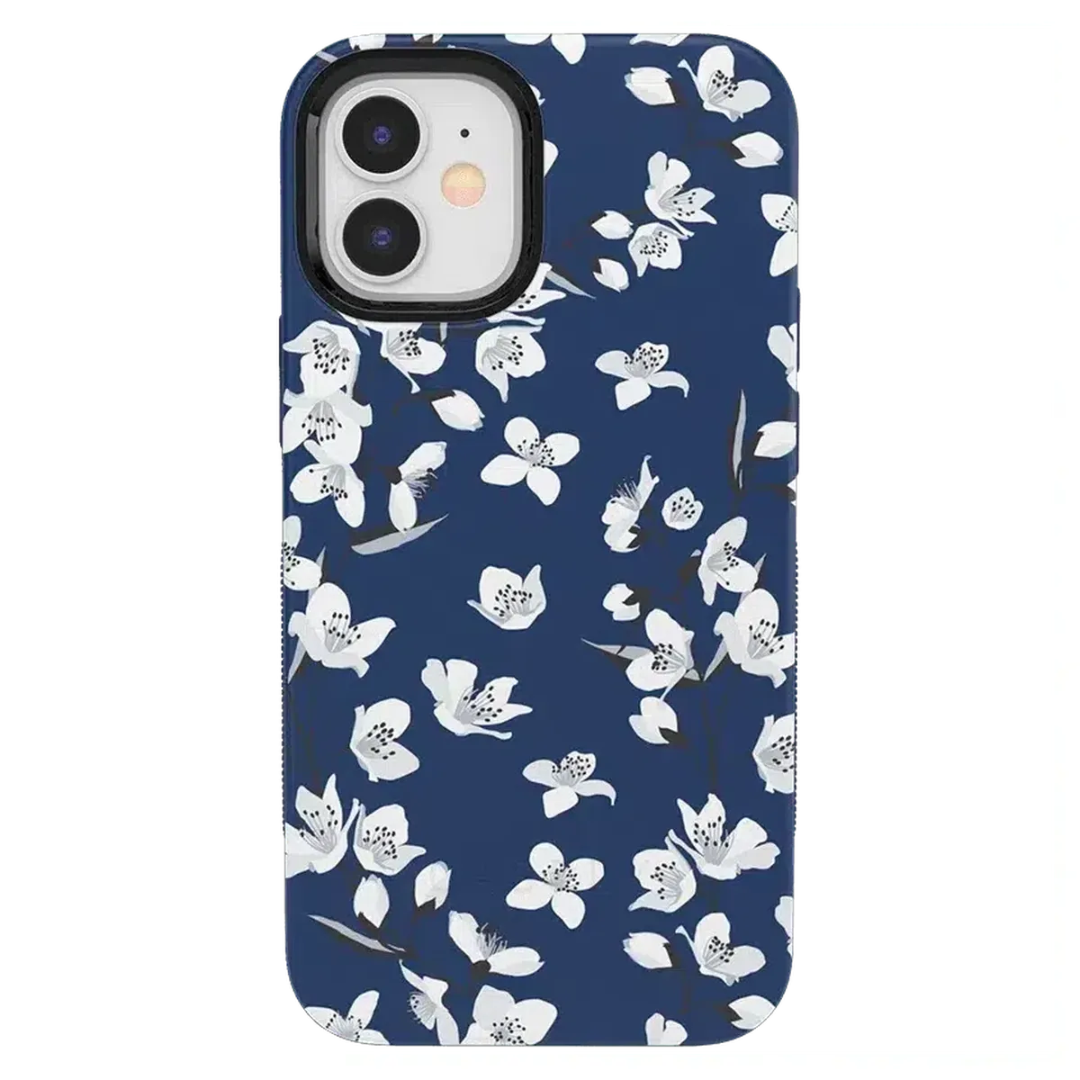 Floral Forest | Navy Cherry Blossom Floral Case - Image 38