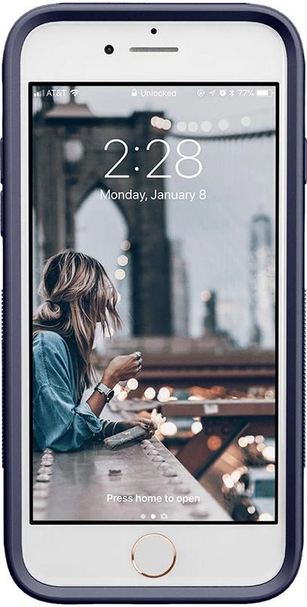 Floral Forest | Navy Cherry Blossom Floral Case - Image 55