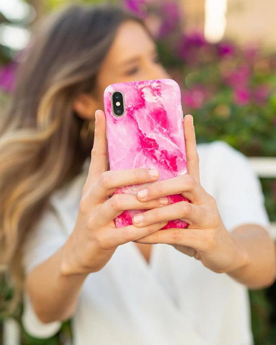 Pretty in Pink | Hot Pink Marble Case - Image 49