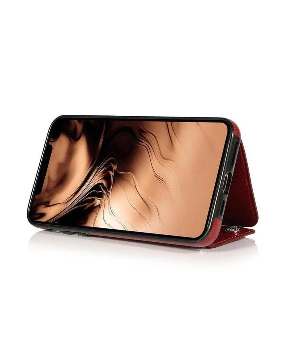 Red Vegan Leather | Wallet Case - Image 12