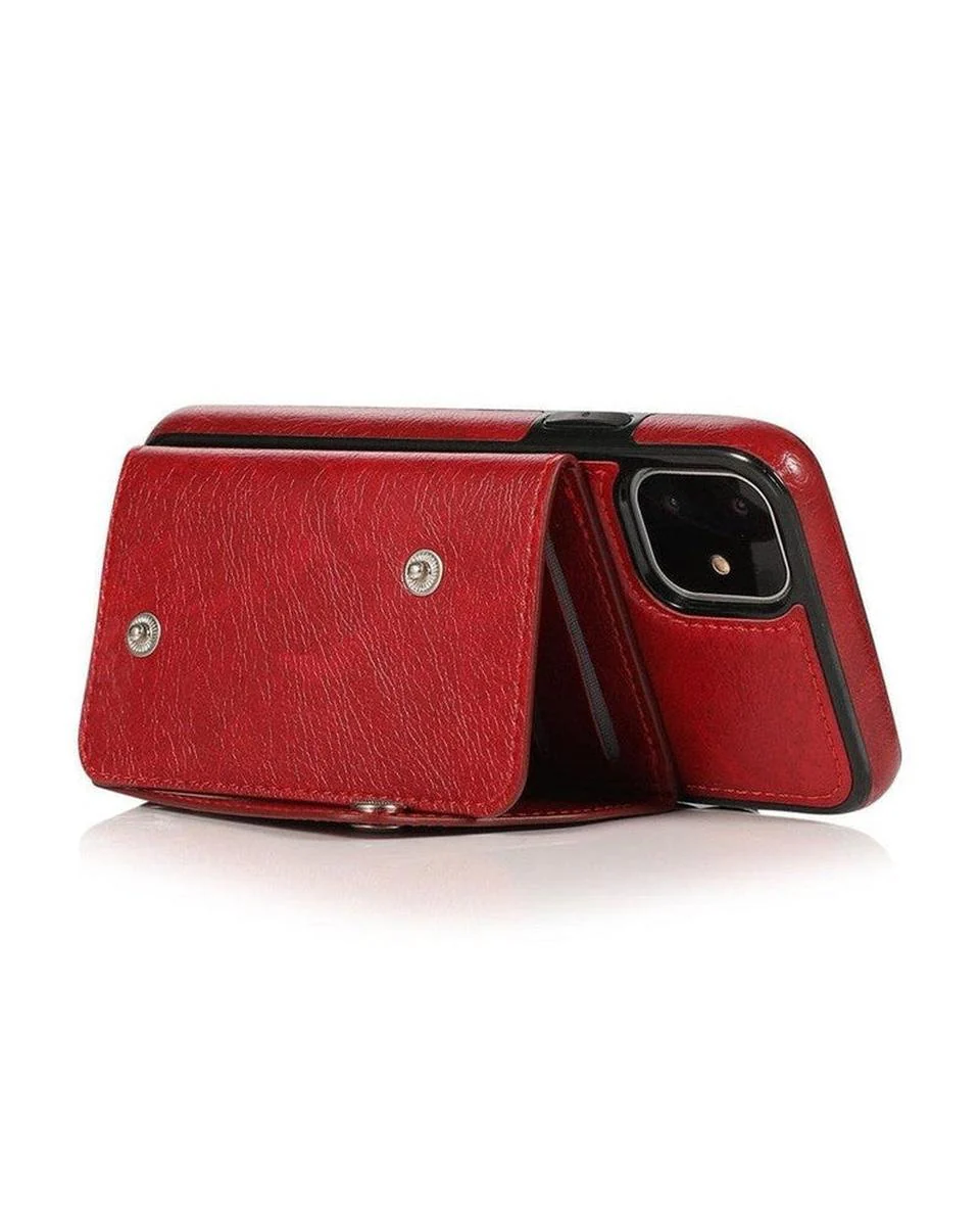 Red Vegan Leather | Wallet Case - Image 33