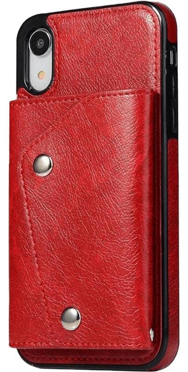 Red Vegan Leather | Wallet Case - Image 4