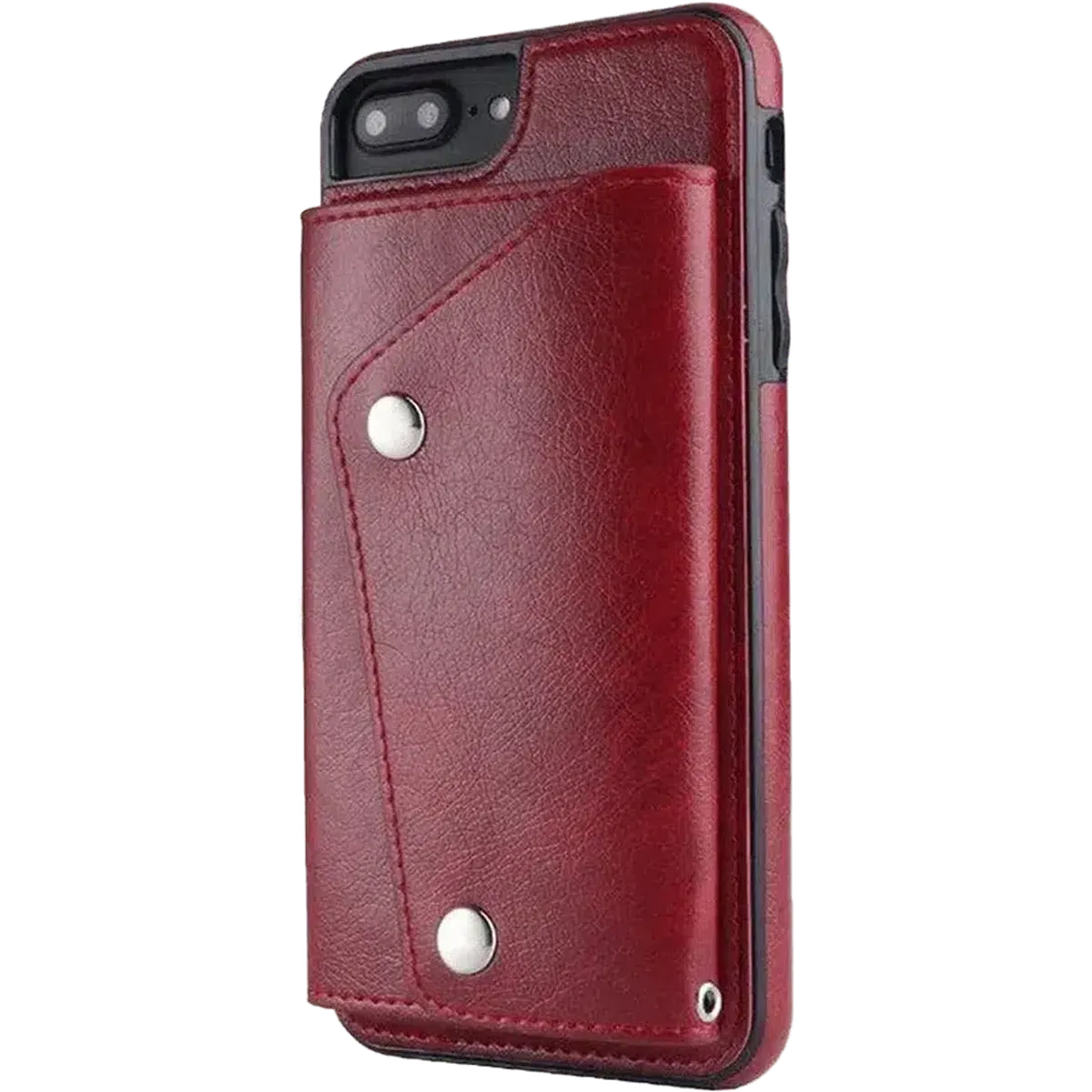 Red Vegan Leather | Wallet Case - Image 6
