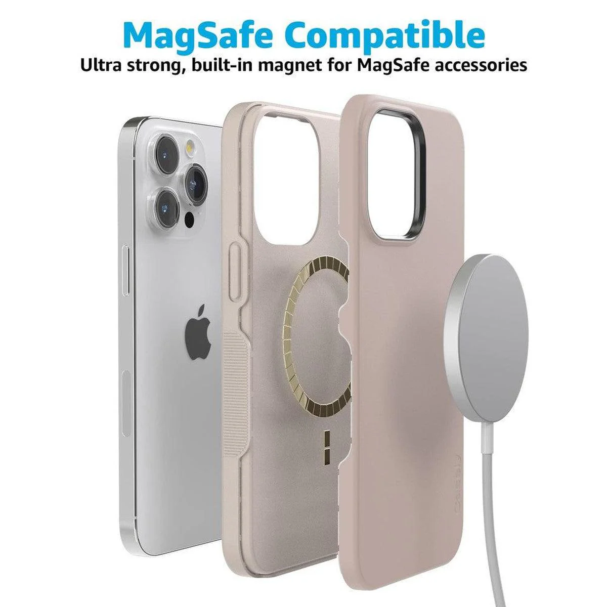 Taupe on Nude | Ultra-Protective Bold Case - Image 15
