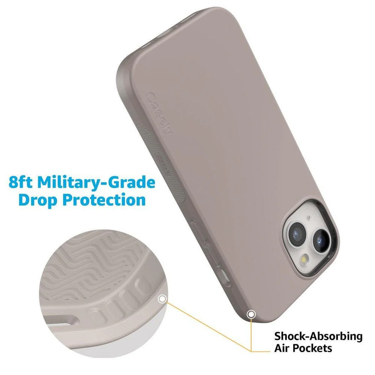 Taupe on Nude | Ultra-Protective Bold Case - Image 55