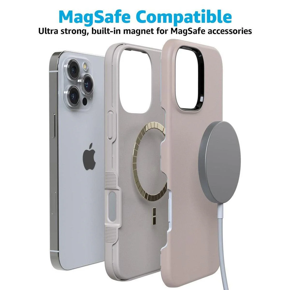 Taupe on Nude | Ultra-Protective Bold Case - Image 68