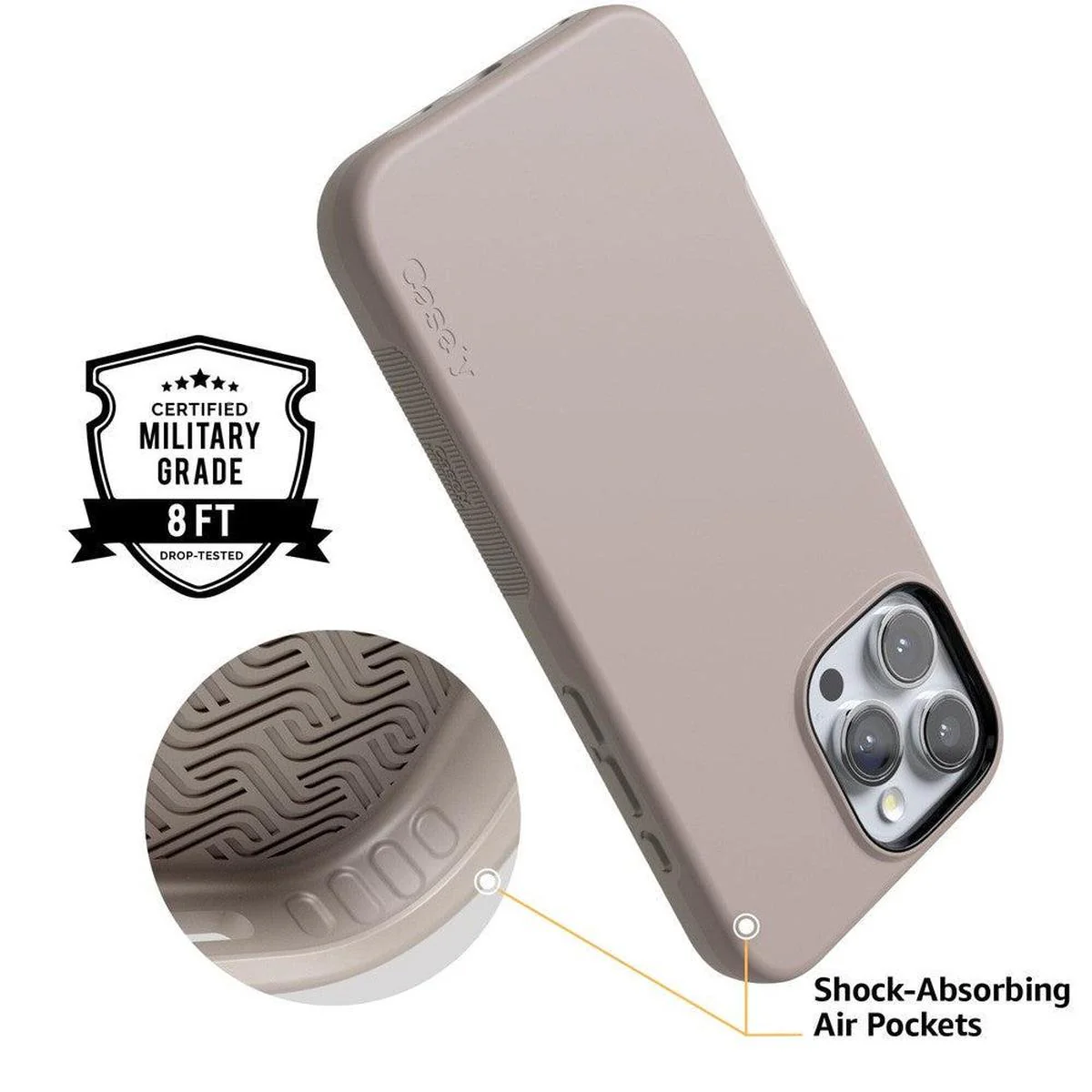 Taupe on Nude | Ultra-Protective Bold Case - Image 70