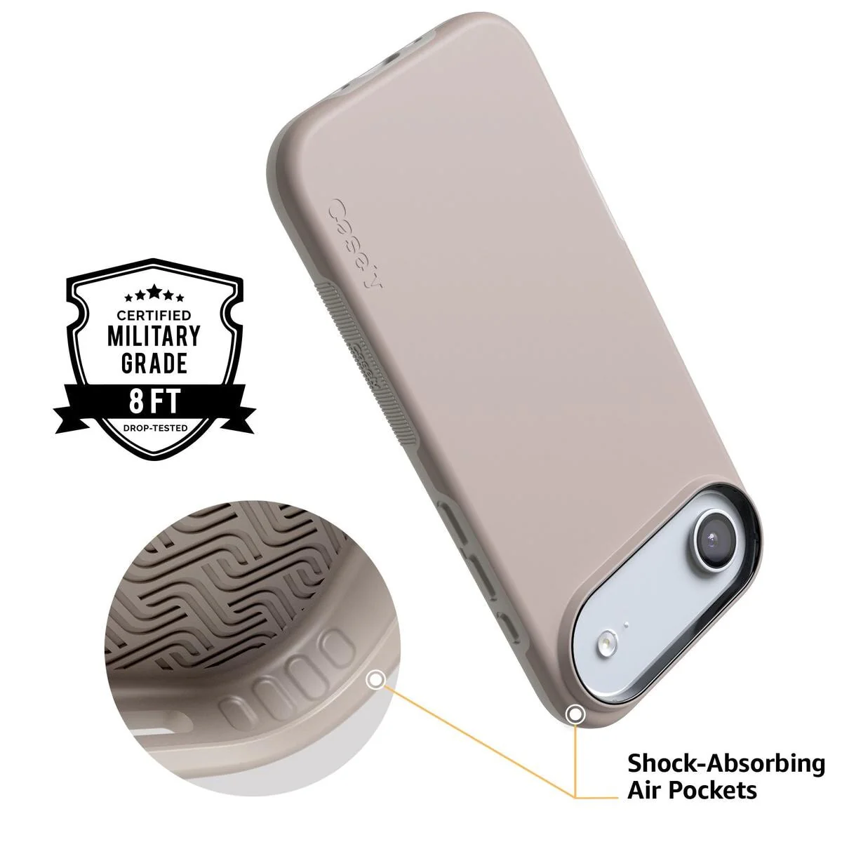 Taupe on Nude | Ultra-Protective Bold Case - Image 84