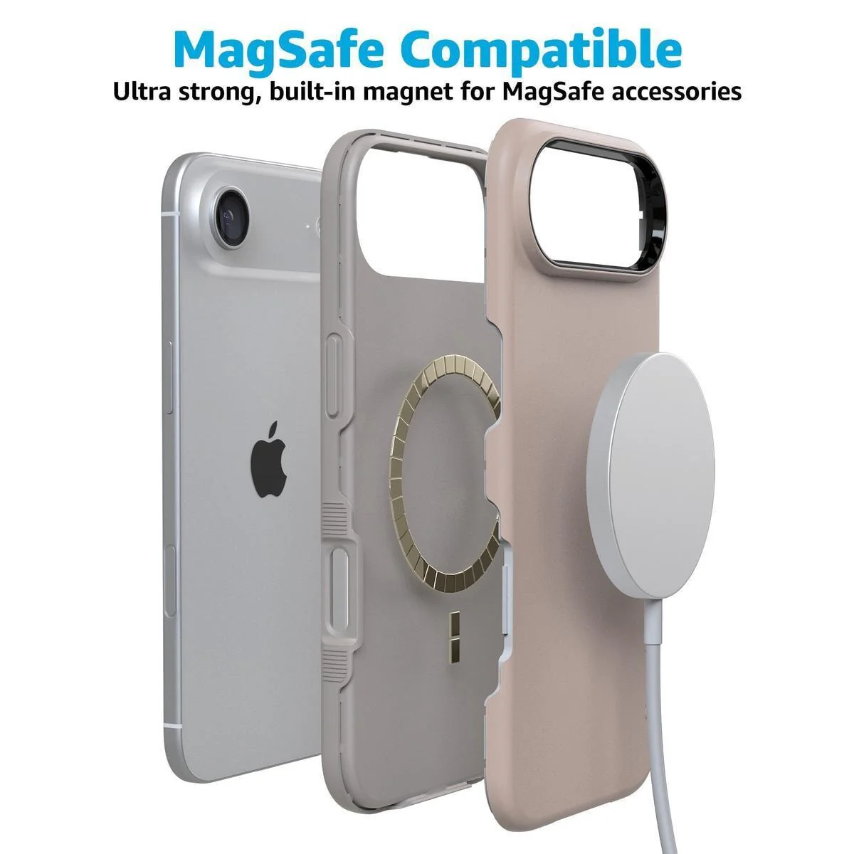 Taupe on Nude | Ultra-Protective Bold Case - Image 86