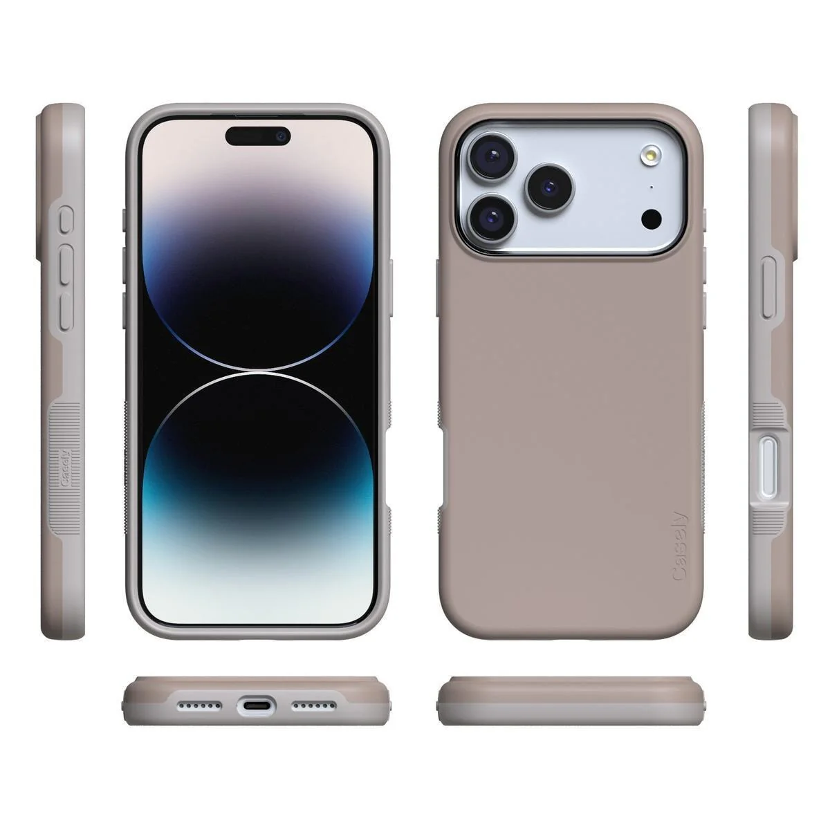 Taupe on Nude | Ultra-Protective Bold Case - Image 9