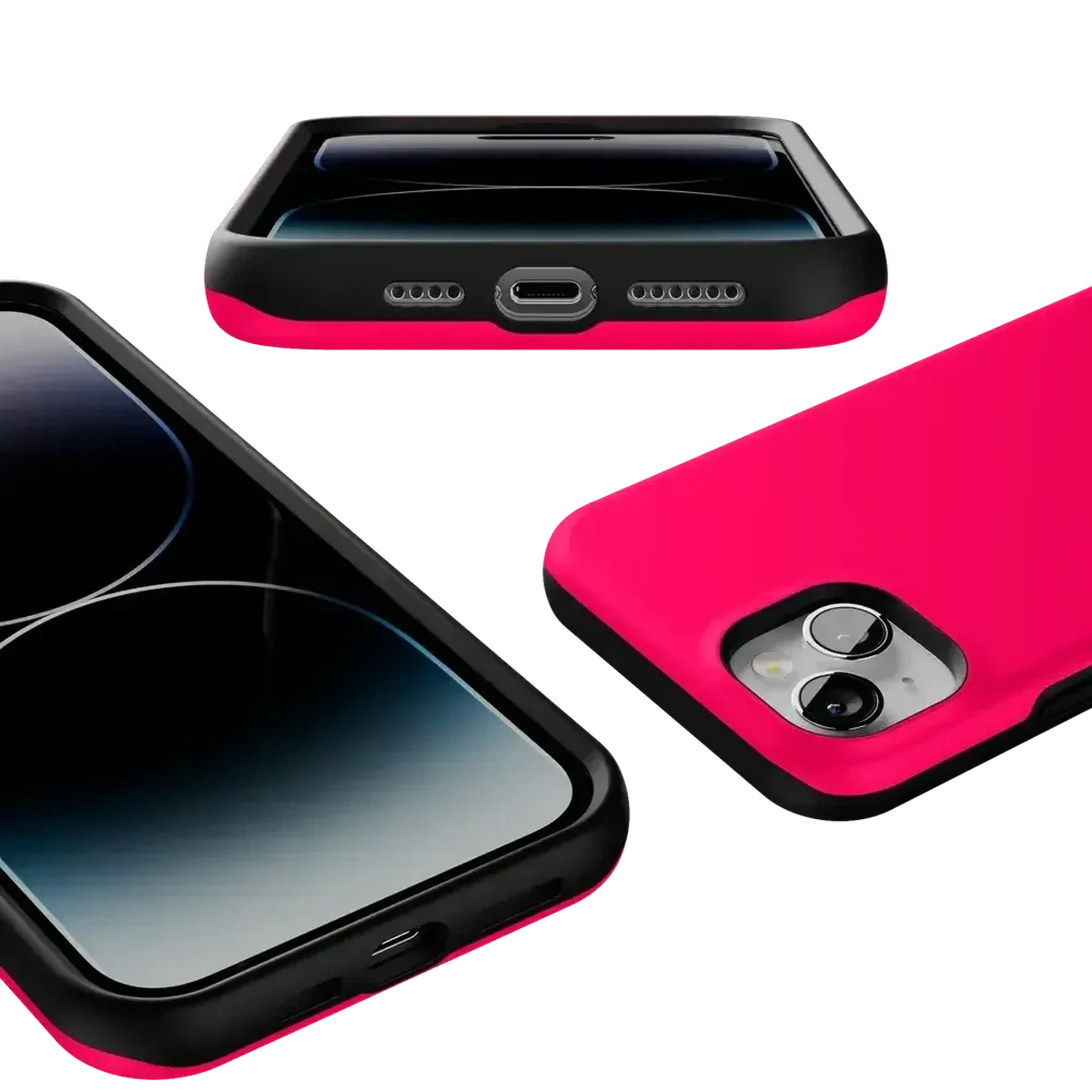 Think Pink | Solid Neon Pink Case - Image 106