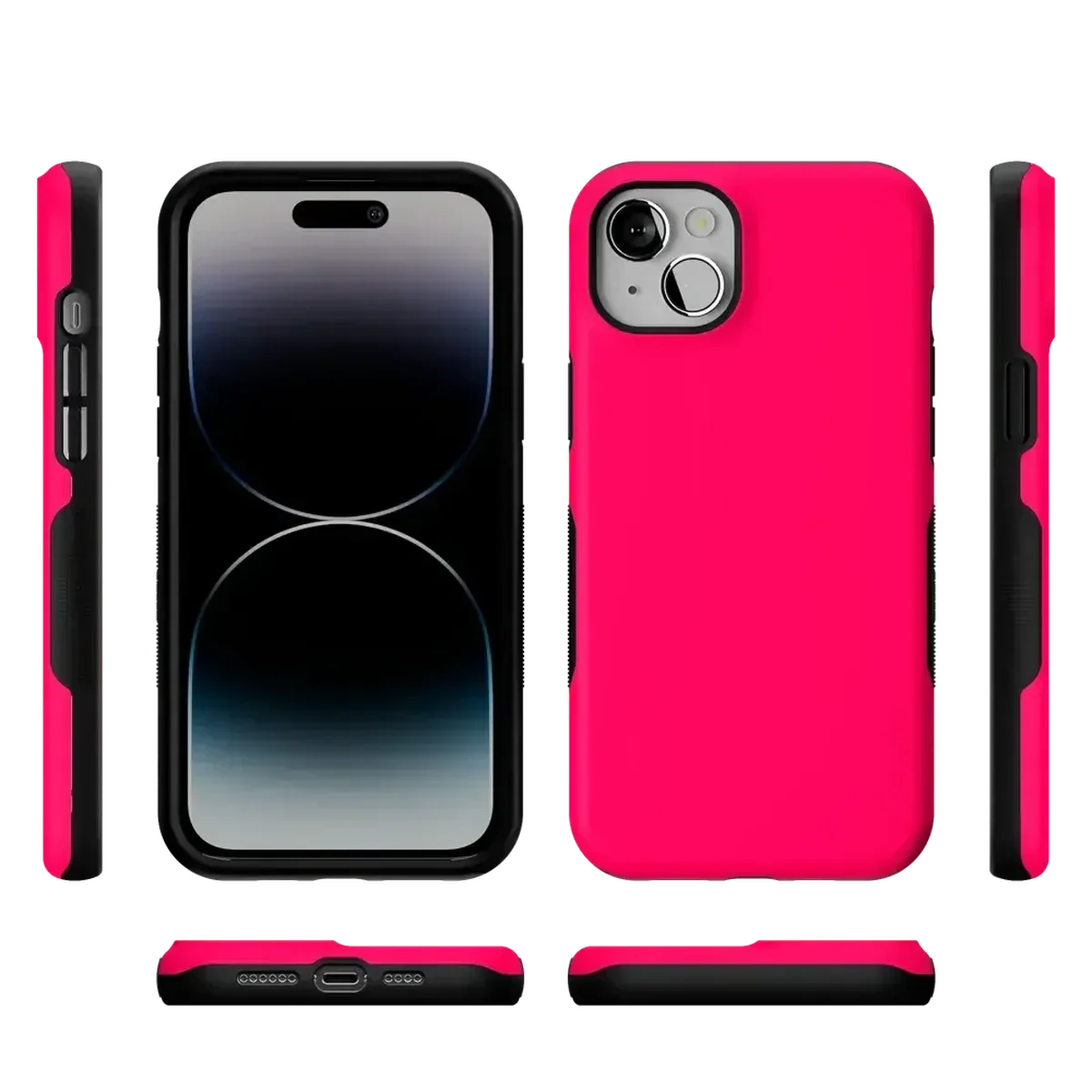 Think Pink | Solid Neon Pink Case - Image 107