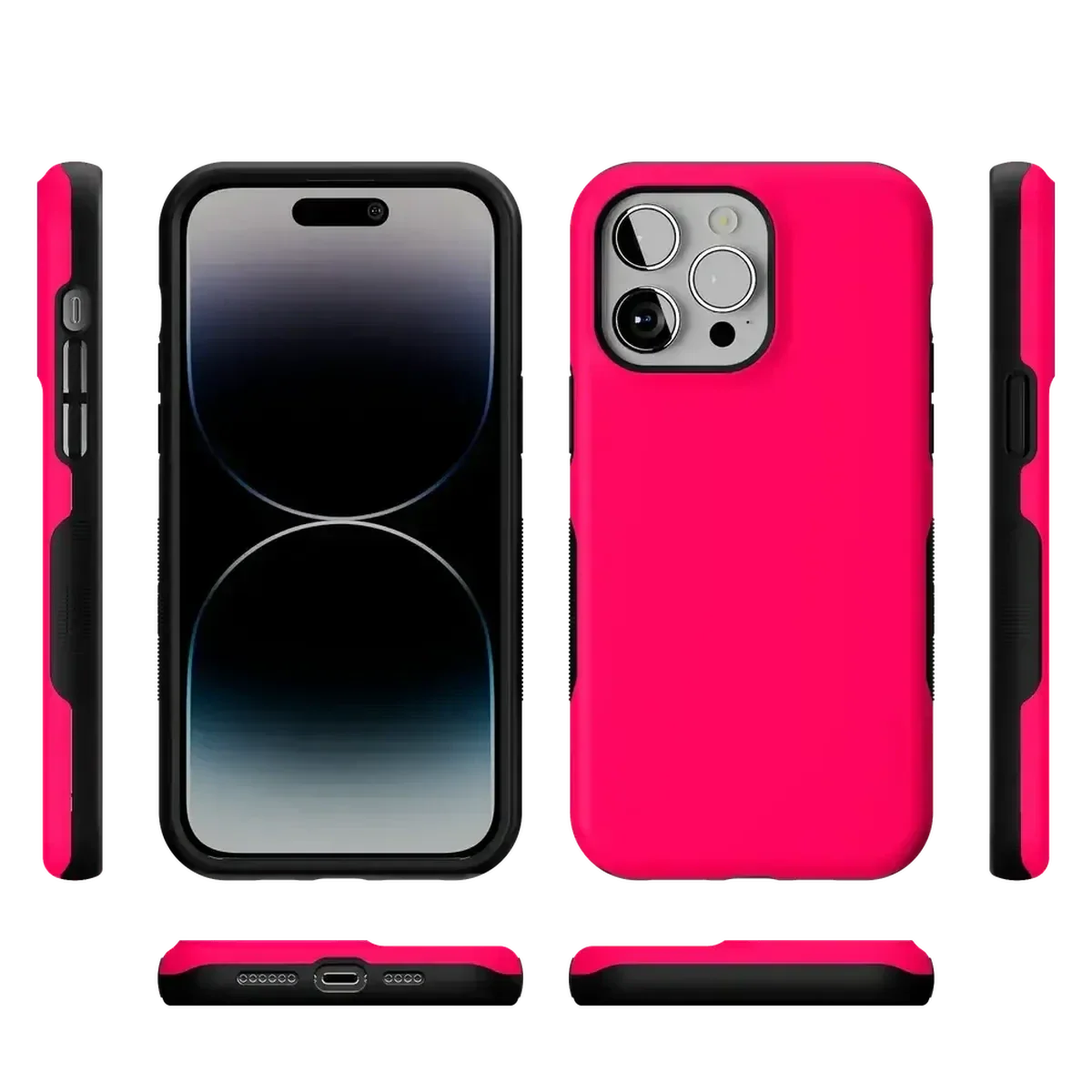 Think Pink | Solid Neon Pink Case - Image 117