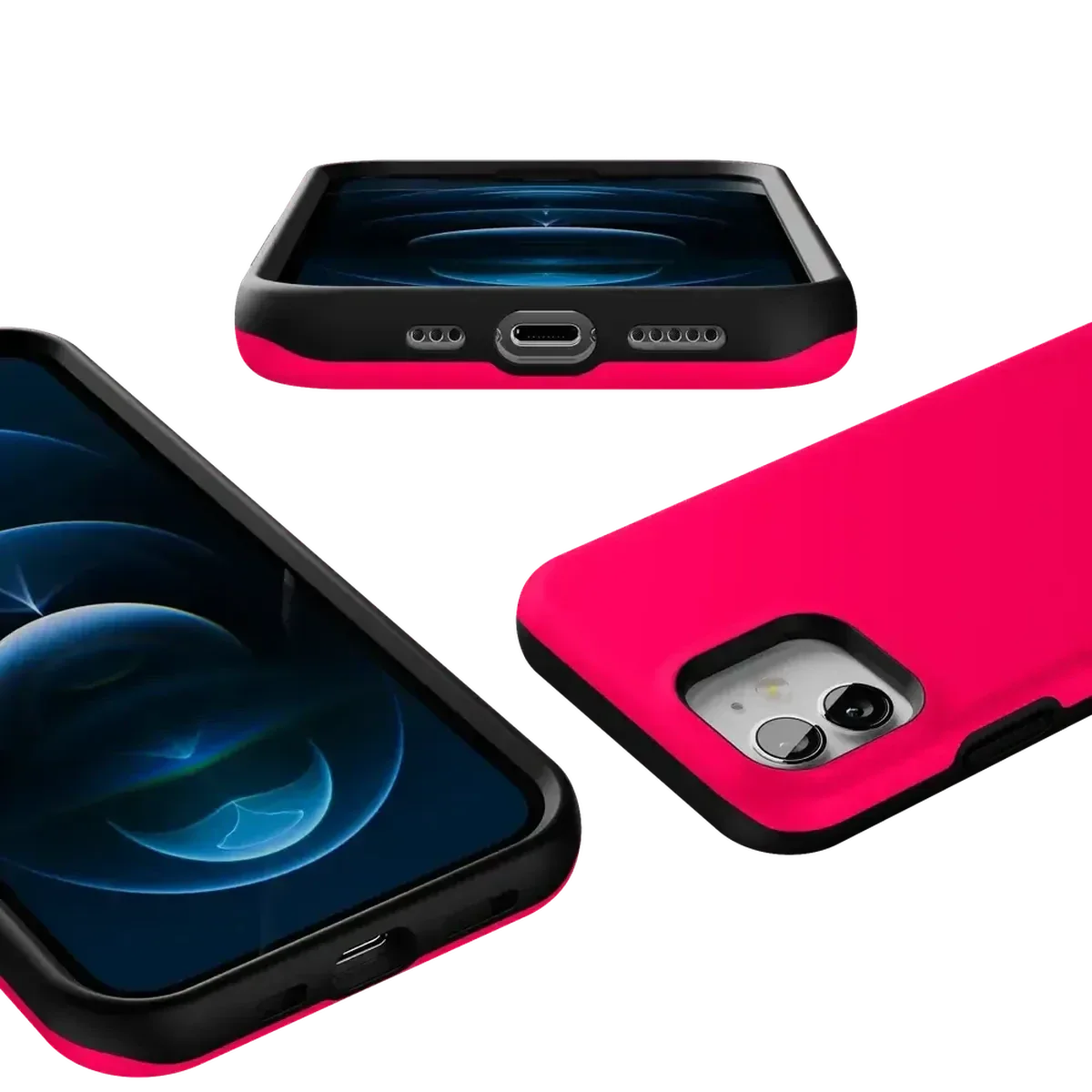 Think Pink | Solid Neon Pink Case - Image 126