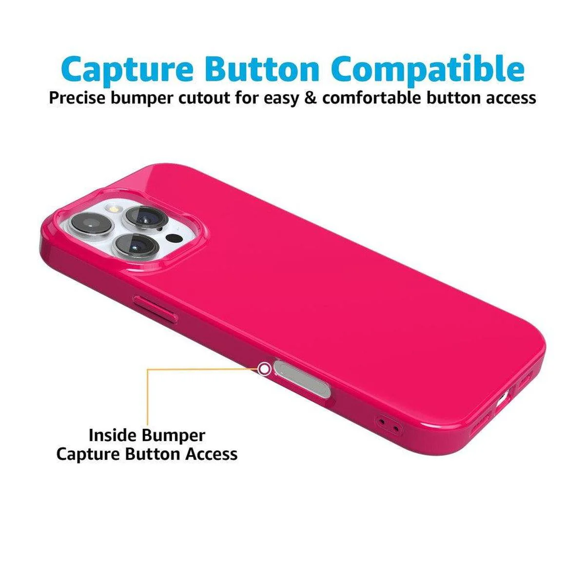 Think Pink | Solid Neon Pink Case - Image 13