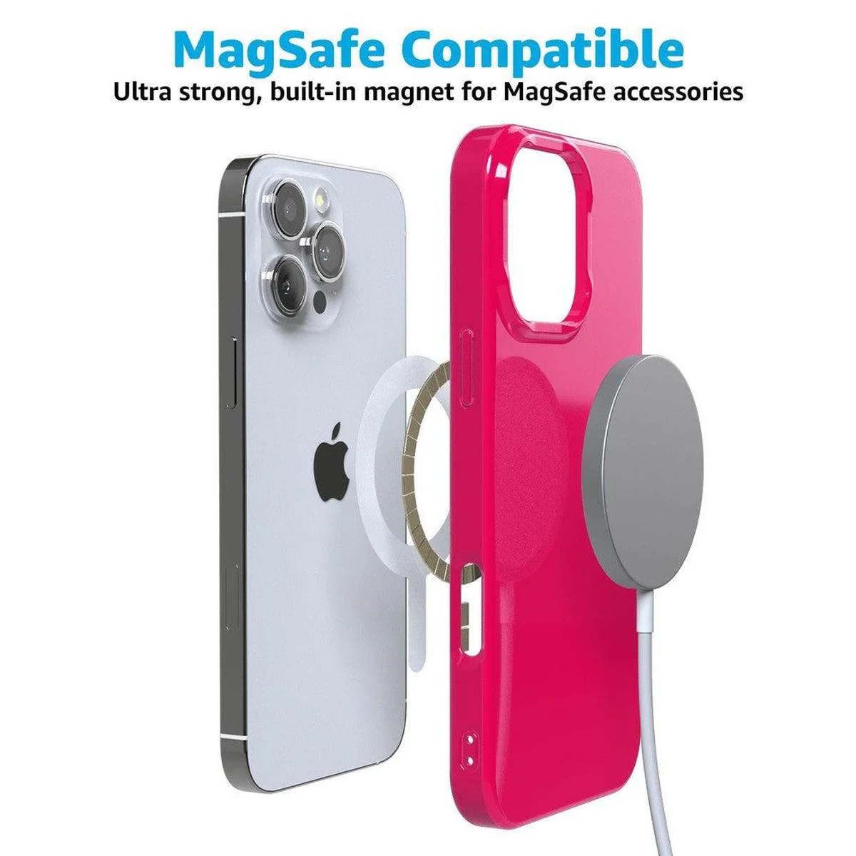 Think Pink | Solid Neon Pink Case - Image 14