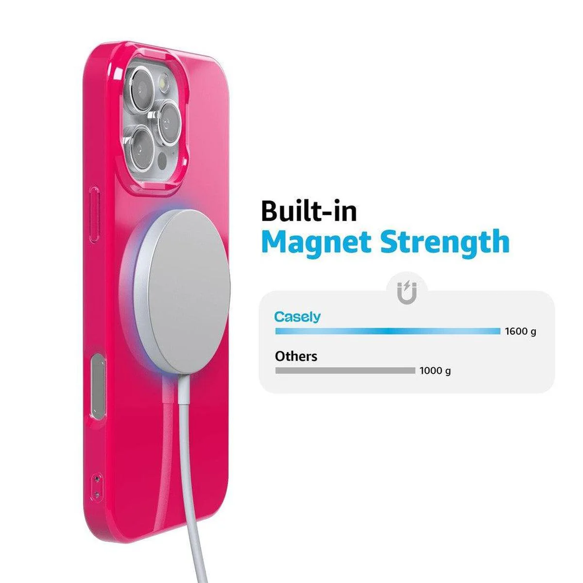 Think Pink | Solid Neon Pink Case - Image 15