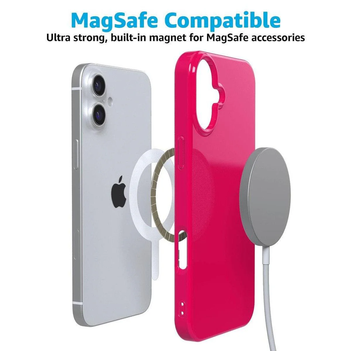 Think Pink | Solid Neon Pink Case - Image 23