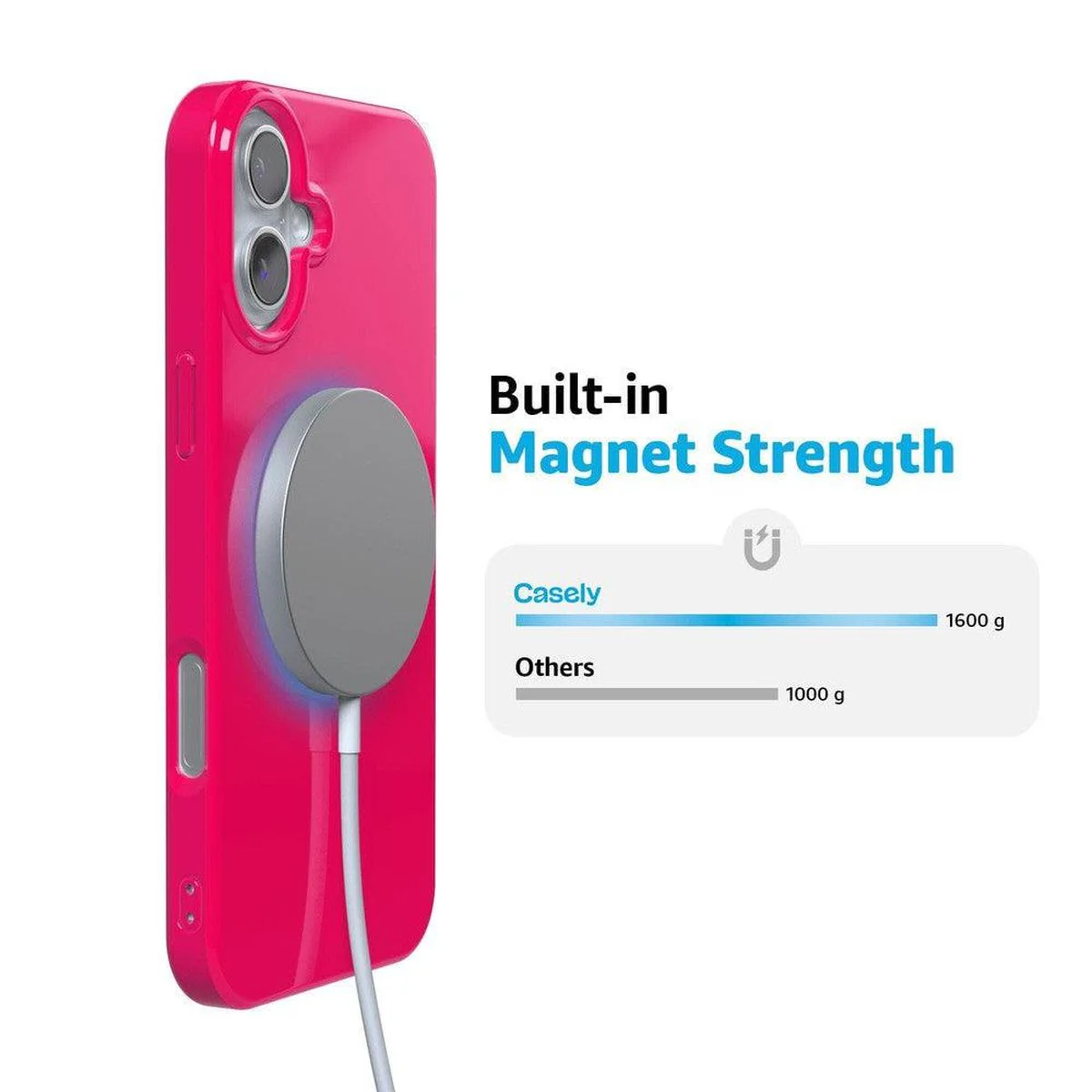 Think Pink | Solid Neon Pink Case - Image 24