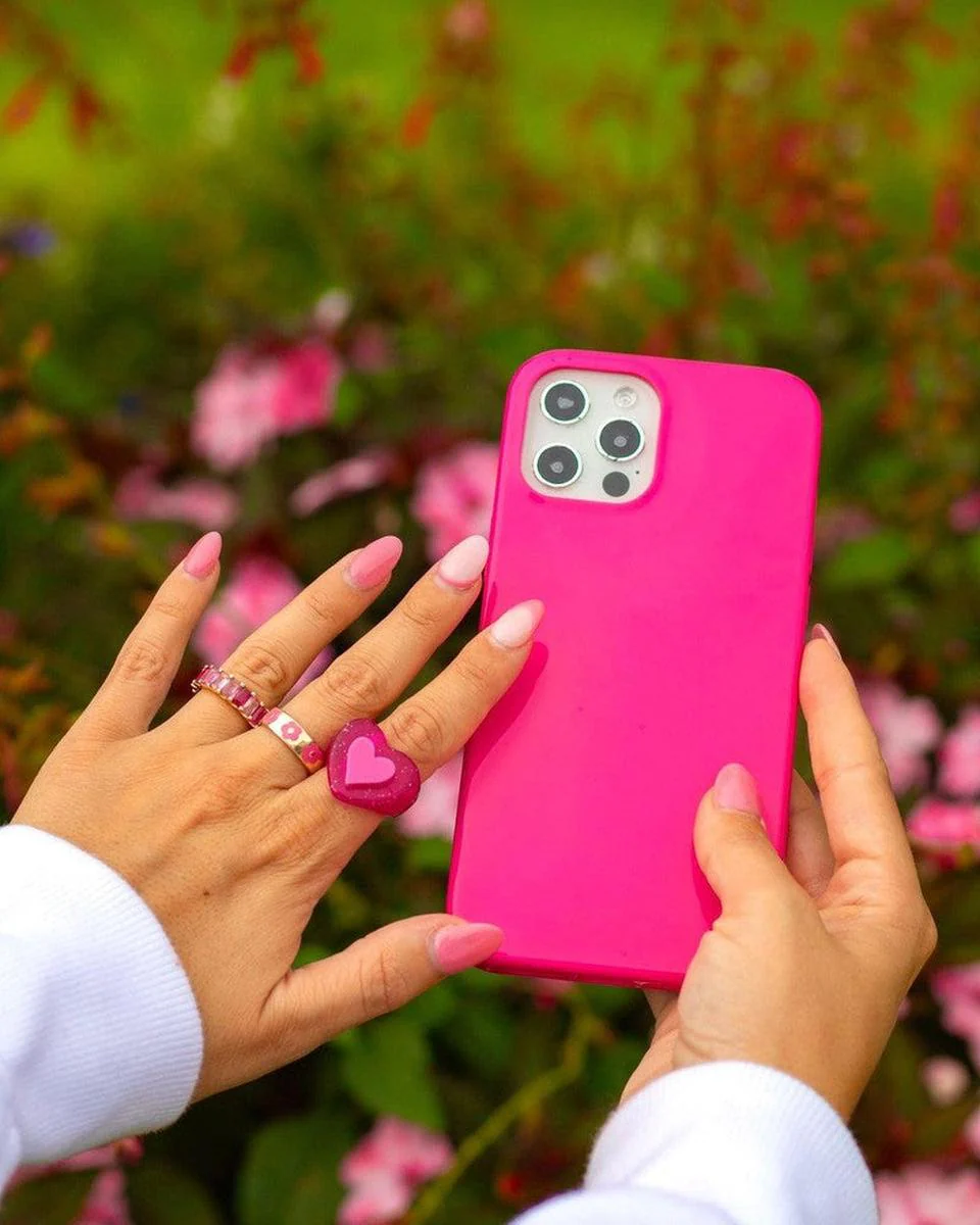 Think Pink | Solid Neon Pink Case - Image 56