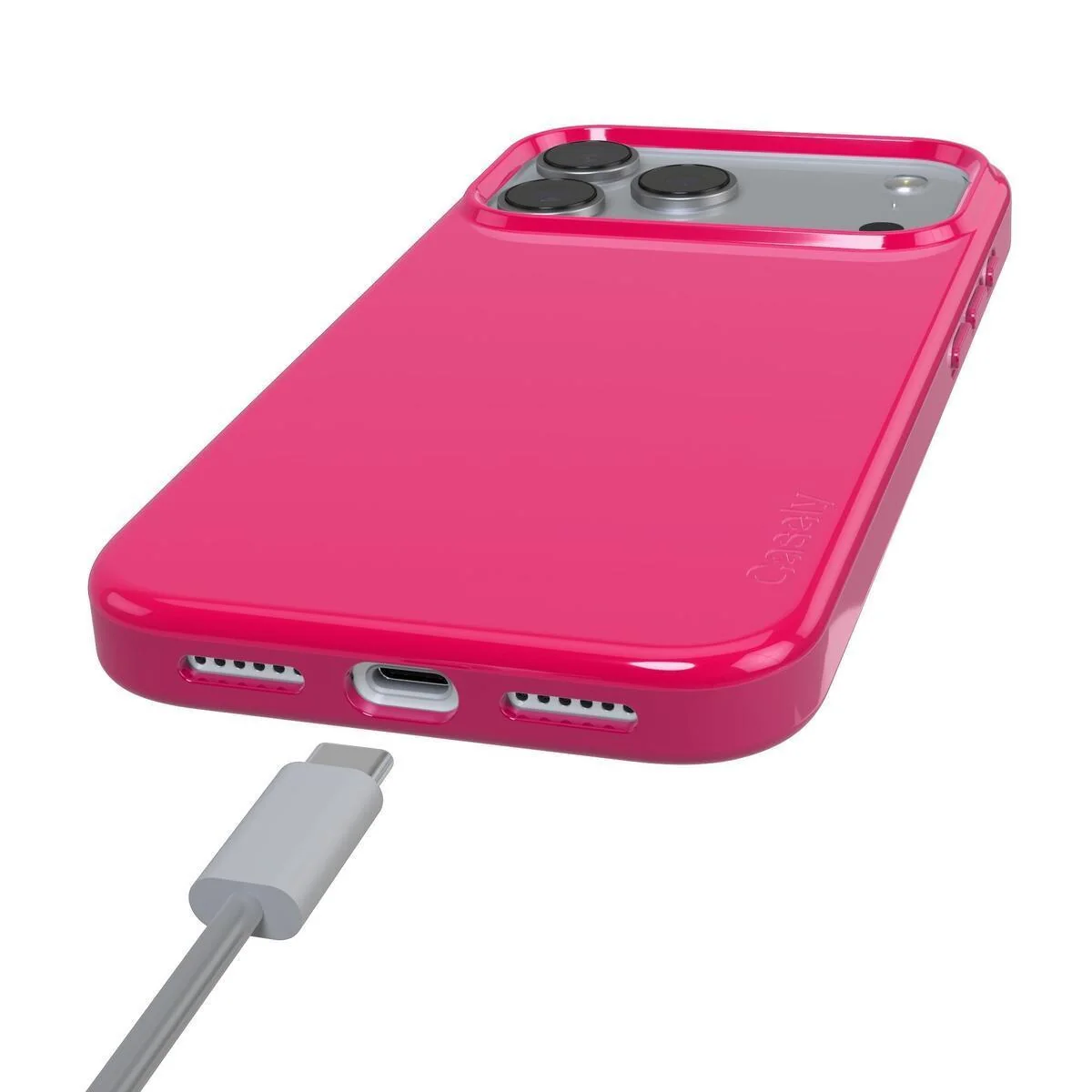 Think Pink | Solid Neon Pink Case - Image 6