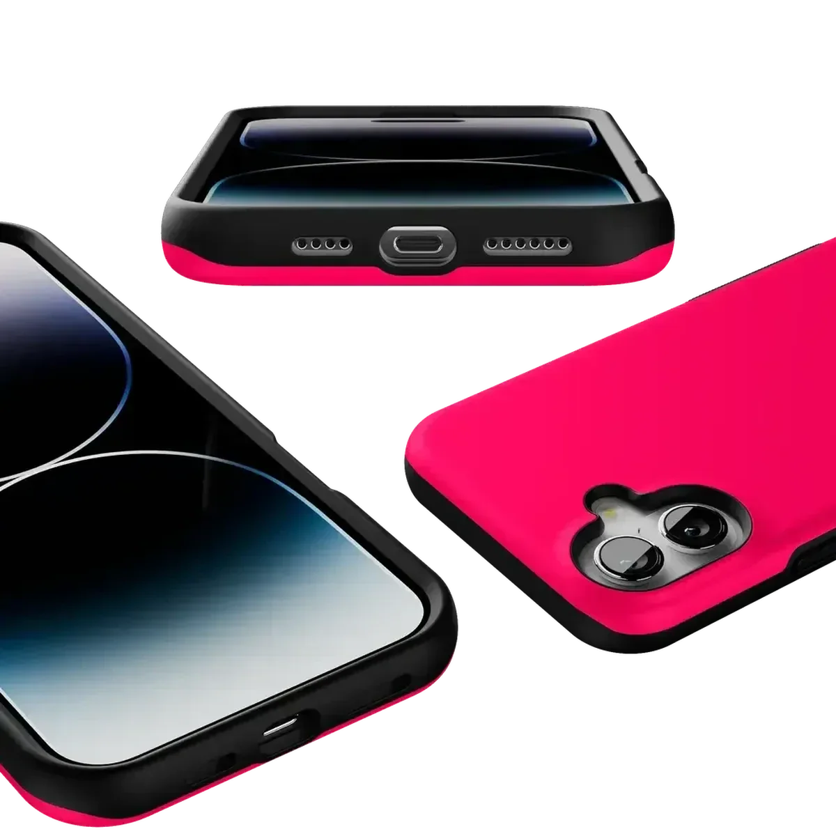 Think Pink | Solid Neon Pink Case - Image 66