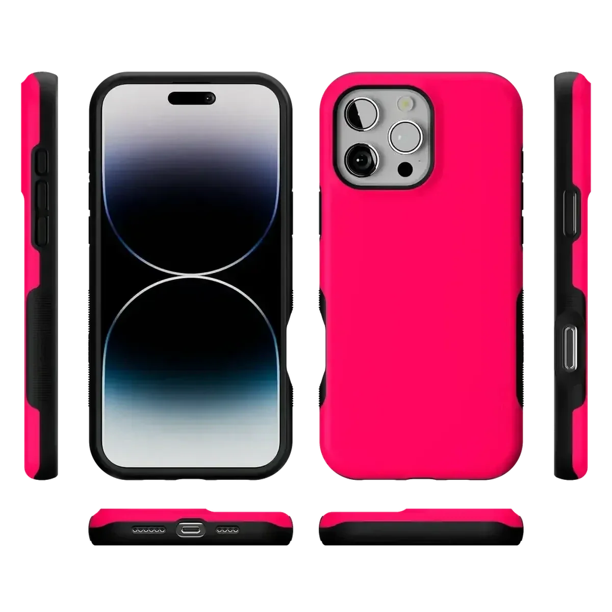 Think Pink | Solid Neon Pink Case - Image 77