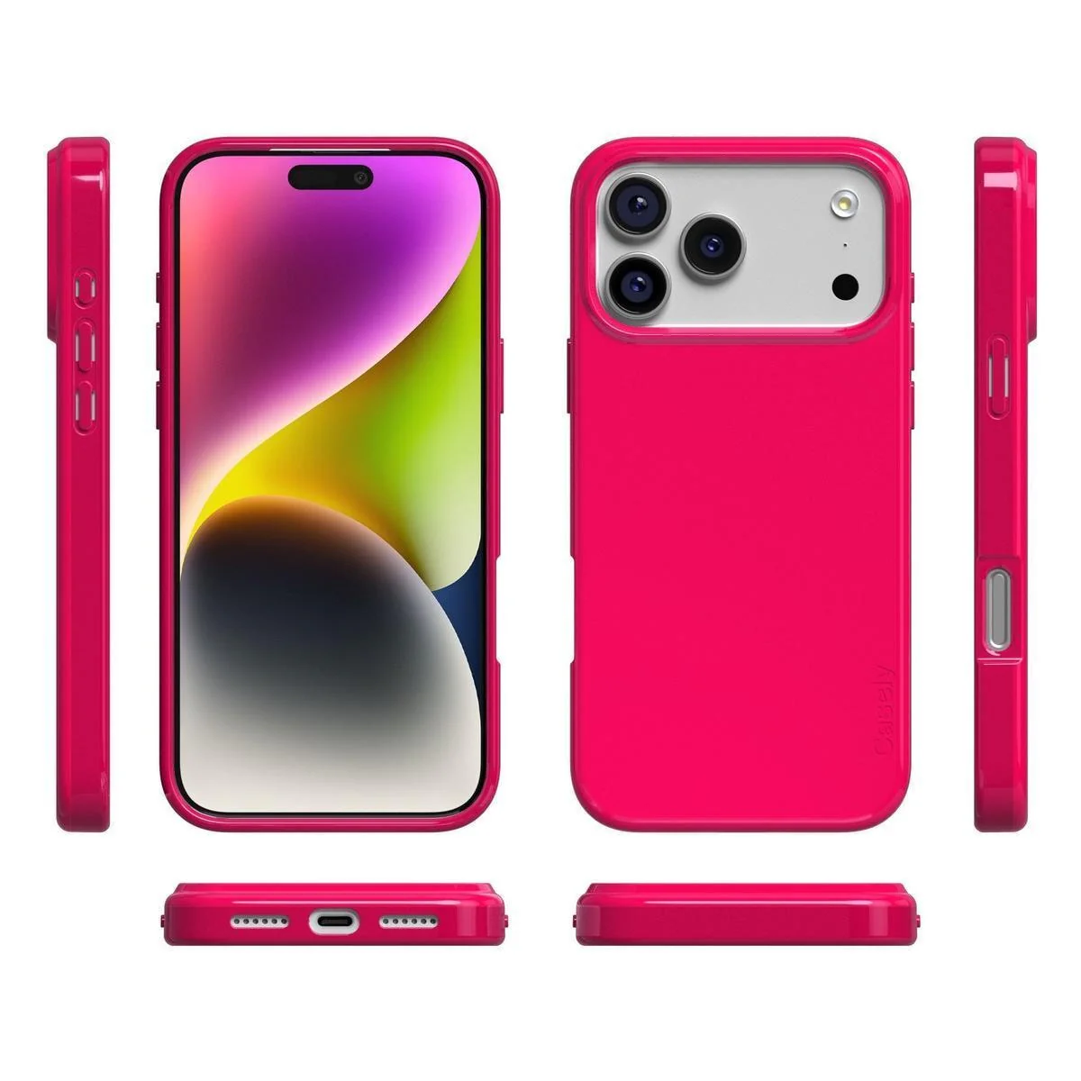 Think Pink | Solid Neon Pink Case - Image 9