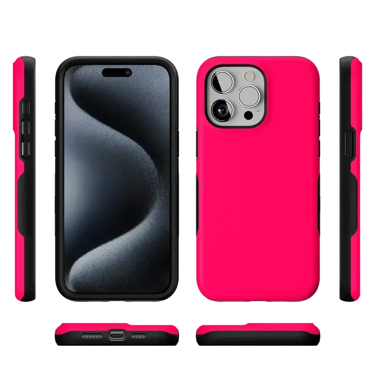 Think Pink | Solid Neon Pink Case - Image 97