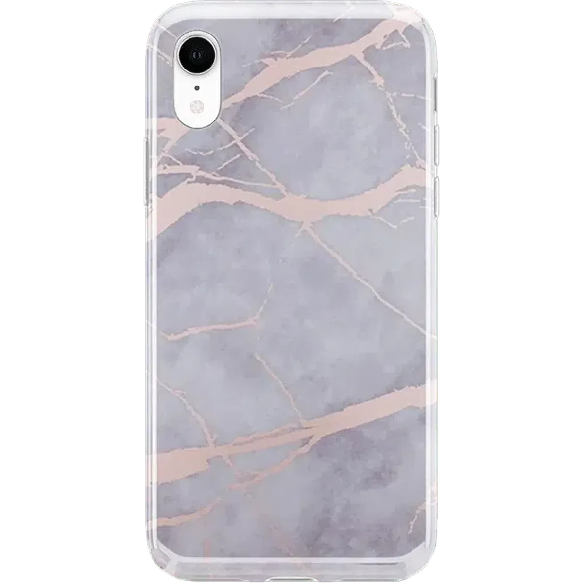Touch of Lavender | Lavender Gray & Rose Gold Marble Case - Image 10