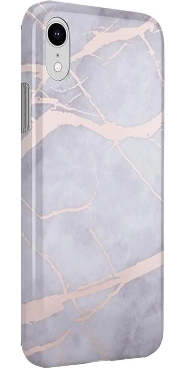 Touch of Lavender | Lavender Gray & Rose Gold Marble Case - Image 11
