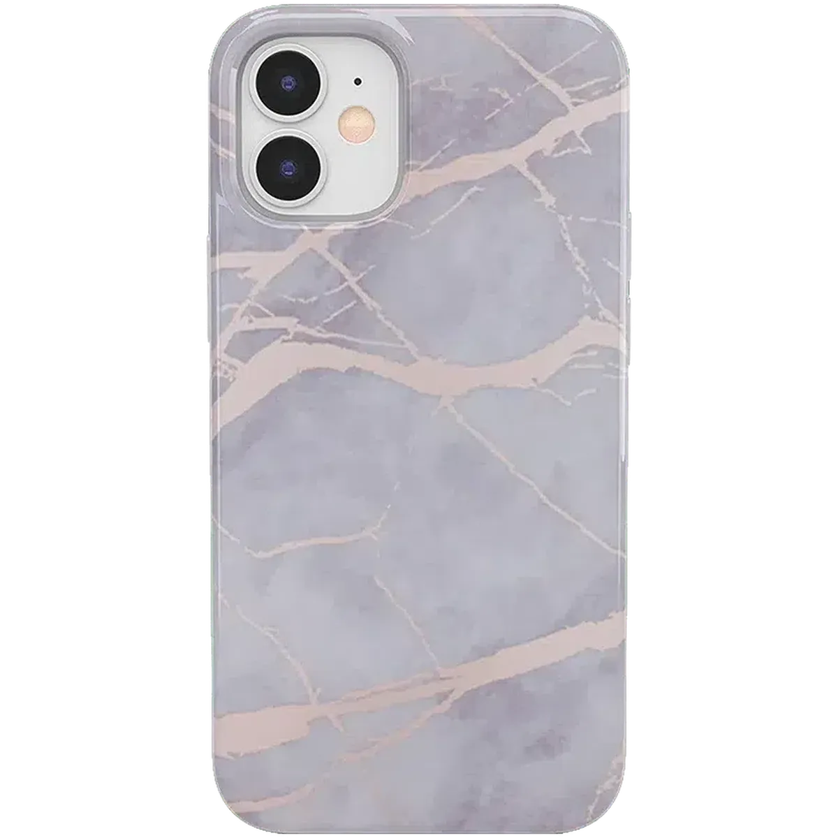 Touch of Lavender | Lavender Gray & Rose Gold Marble Case - Image 19
