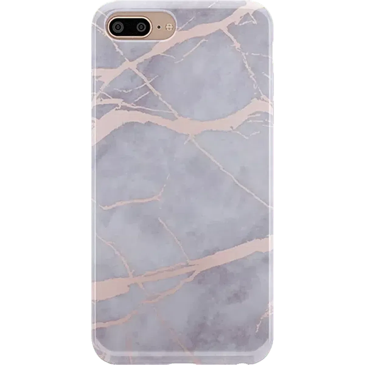 Touch of Lavender | Lavender Gray & Rose Gold Marble Case - Image 7