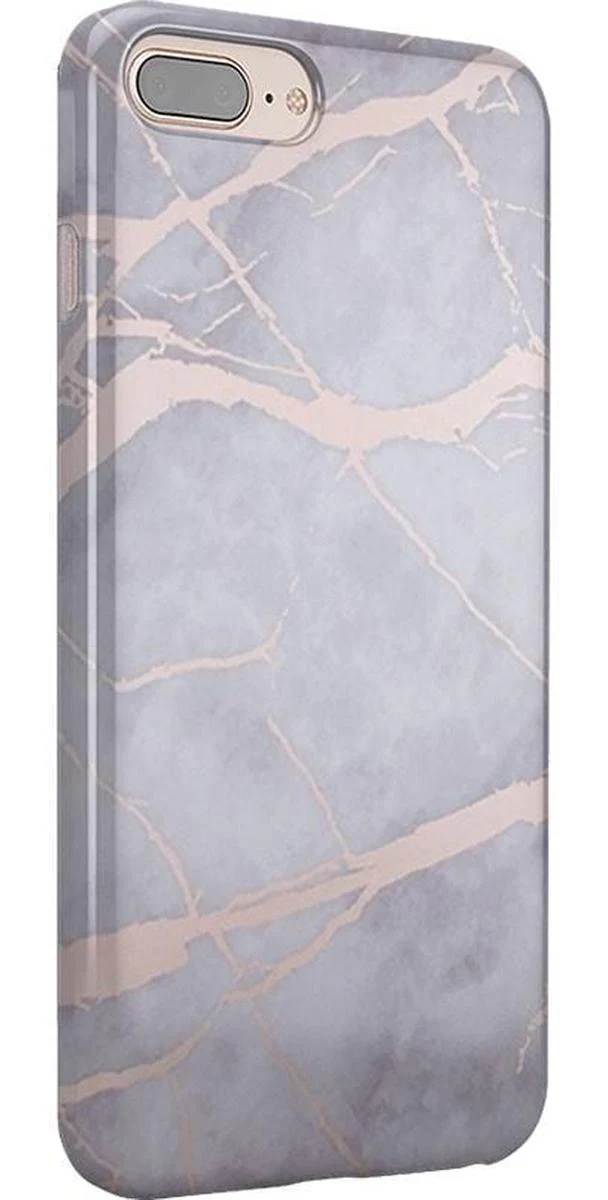 Touch of Lavender | Lavender Gray & Rose Gold Marble Case - Image 8
