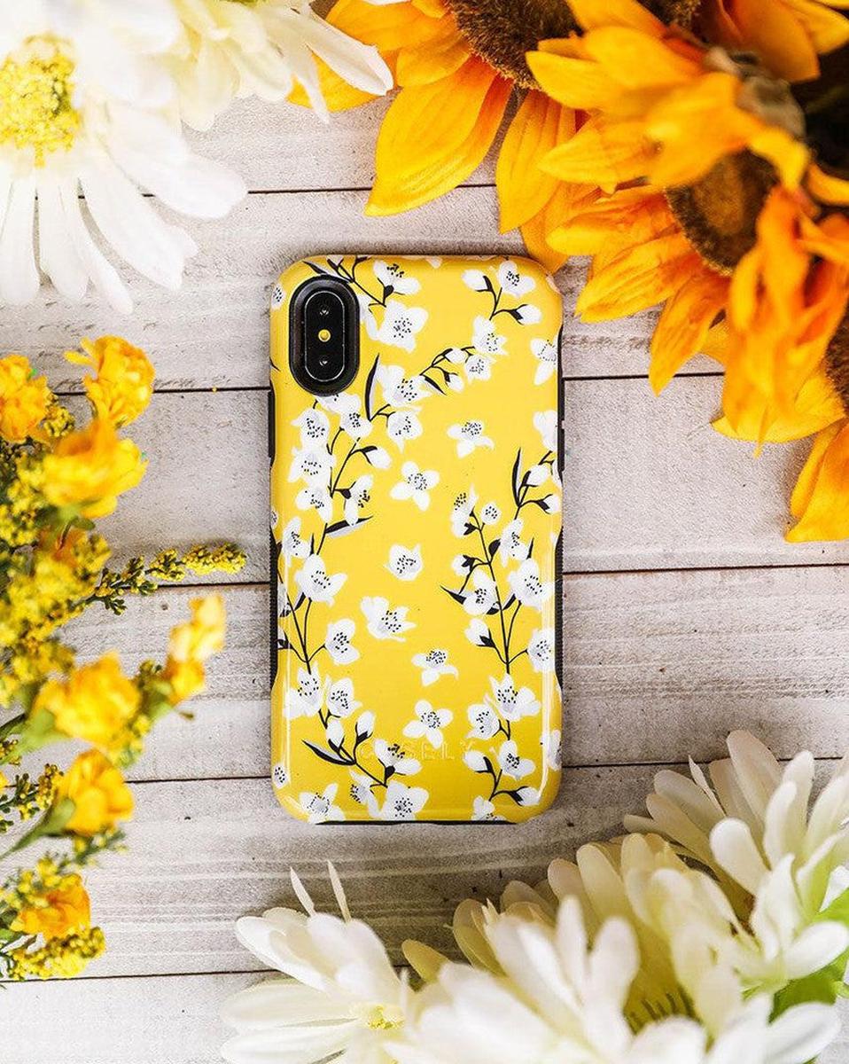 Floral Forest | Yellow Cherry Blossom Floral Case - Image 63