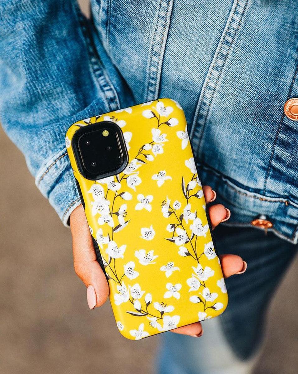 Floral Forest | Yellow Cherry Blossom Floral Case - Image 65