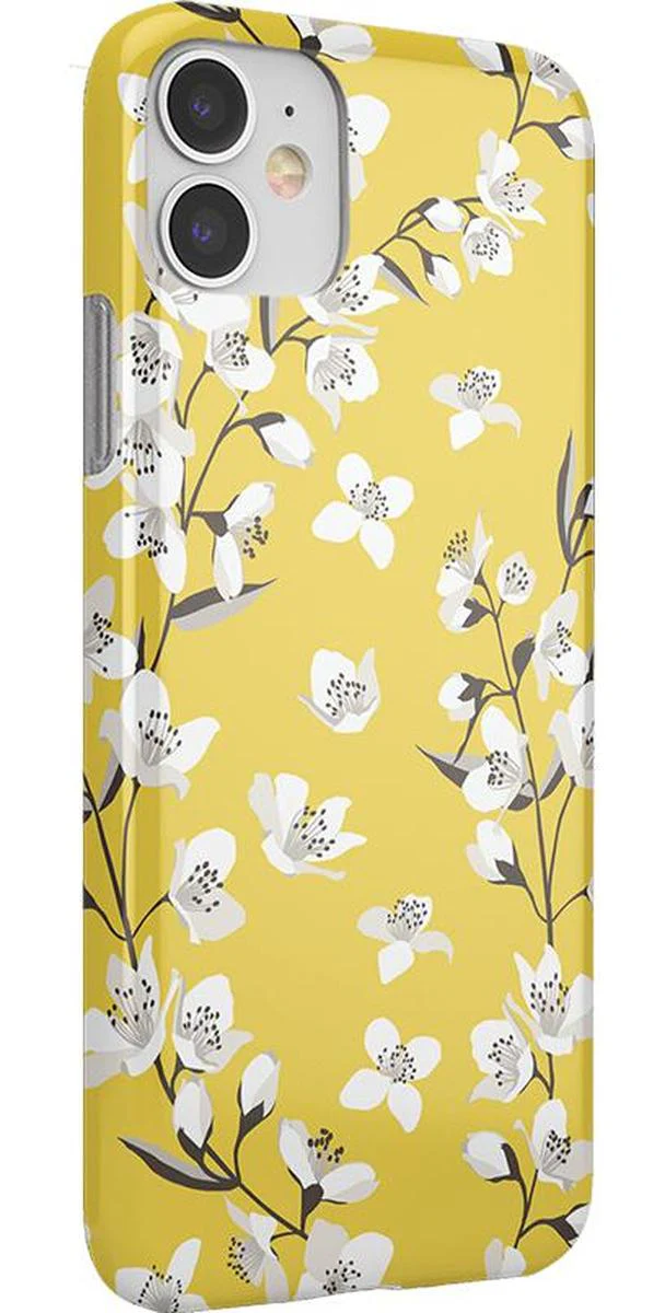 Floral Forest | Yellow Cherry Blossom Floral Case - Image 8